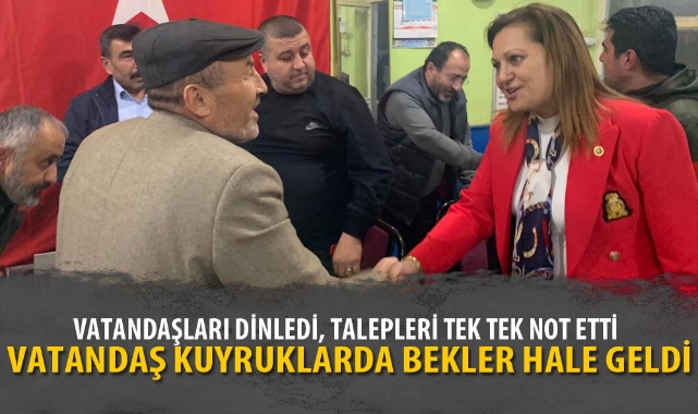 VATANDAŞ KUYRUKLARDA BEKLER HALE GELDİ