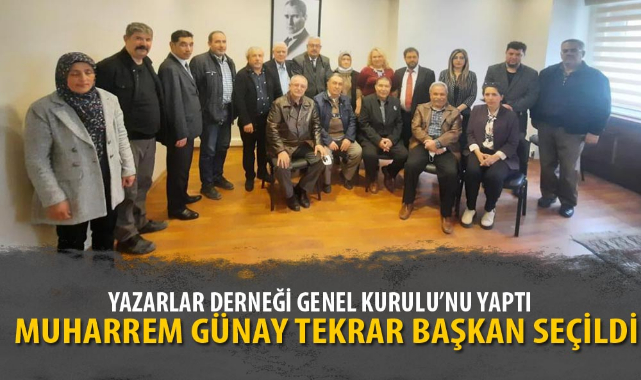 Yazarlar Derneği Genel Kurulu’nu yaptı
