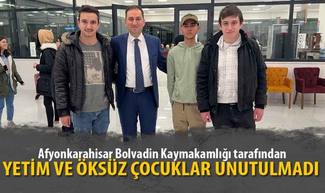 YETİM VE ÖKSÜZ ÇOCUKLAR UNUTULMADI