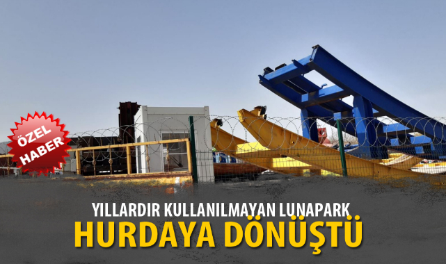 YILLARDIR KULLANILMAYAN LUNAPARK HURDAYA DÖNÜŞTÜ