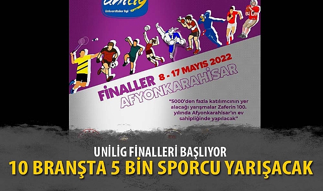 10 BRANŞTA 5 BİN SPORCU YARIŞACAK