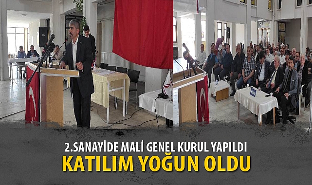 2. KÜÇÜK SANAYİ SİTESİNDE MALİ KONGRE YAPILDI