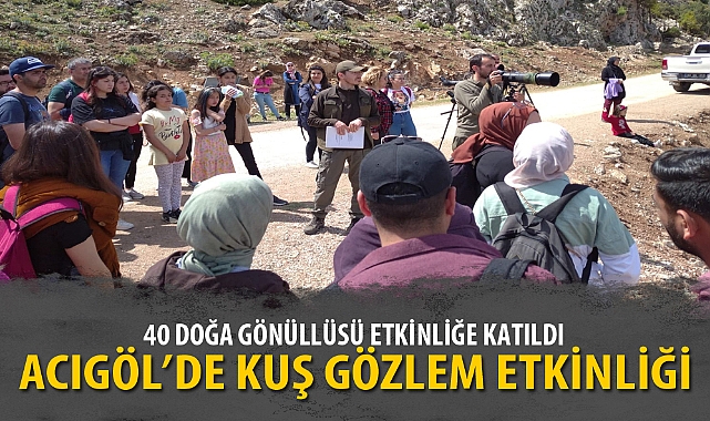 ACIGÖL’DE KUŞ GÖZLEM ETKİNLİĞİ