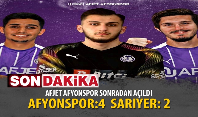 AFJET AFYONSPOR SONRADAN AÇILDI
