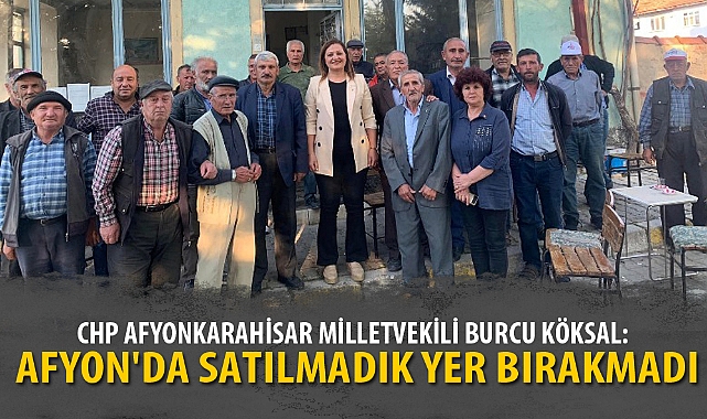 AK PARTİ AFYON'DA SATILMADIK YER BIRAKMADI