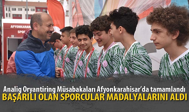 Analig Oryantiring Müsabakaları Afyonkarahisar’da tamamlandı