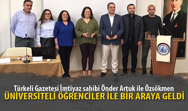ARTUK VE ÖZ SÖKMEN ÜNİVERSİTELİ ÖĞRENCİLER İLE BİR ARAYA GELDİ