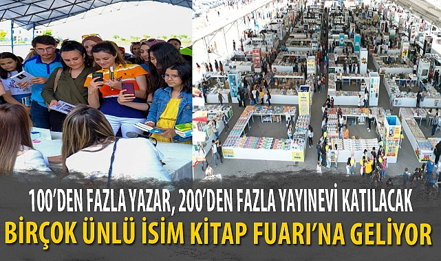 BİRÇOK ÜNLÜ İSİM KİTAP FUARI’NA GELİYOR