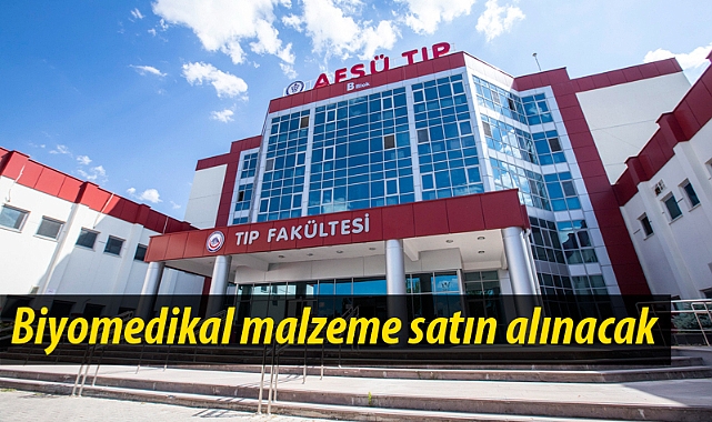 Biyomedikal malzeme ve yedek parça satın alınacak