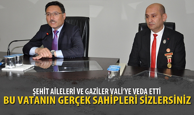 "BU VATANIN GERÇEK SAHİPLERİ SİZLERSİNİZ"