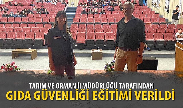 GIDA GÜVENLİĞİ EĞİTİMİ VERİLDİ