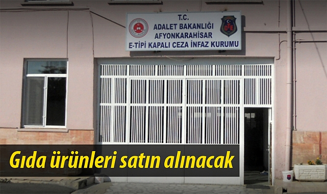 Gıda ürünleri satın alınacak