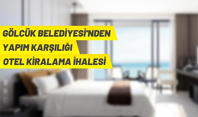 Gölcük Belediyesi'nden irtifak hakkı tesisi