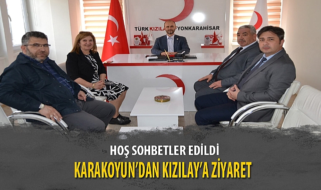 KARAKOYUN’DAN KIZILAY’A ZİYARET