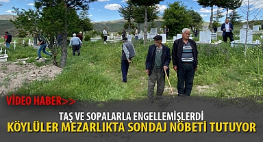 KÖYDE HALK SONDAJ NÖBETİ TUTUYOR