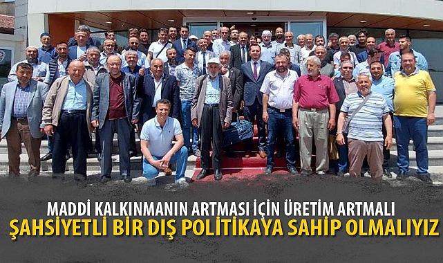 MADDİ KALKINMA İÇİN ÜRETİM ARTMALI