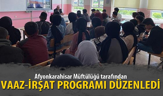 MÜFTÜLÜK VAAZ-İRŞAT PROGRAMI DÜZENLEDİ
