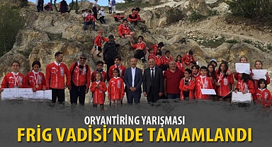ORYANTİRİNG YARIŞMASI FRİG VADİSİ'NDE TAMAMLANDI