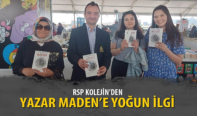 RSP KOLEJİN’DEN YAZAR MADEN’E YOĞUN İLGİ