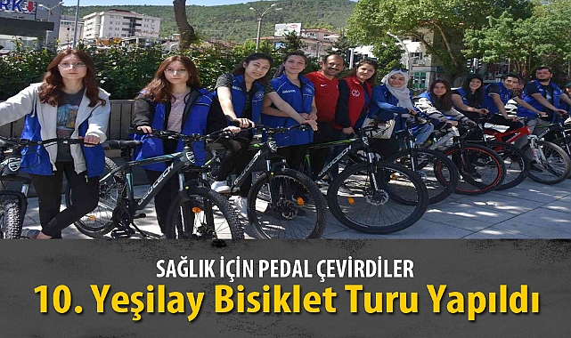 SAĞLIK İÇİN PEDAL ÇEVİRDİLER
