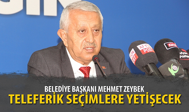 TELEFERİK 2023'E YETİŞECEK