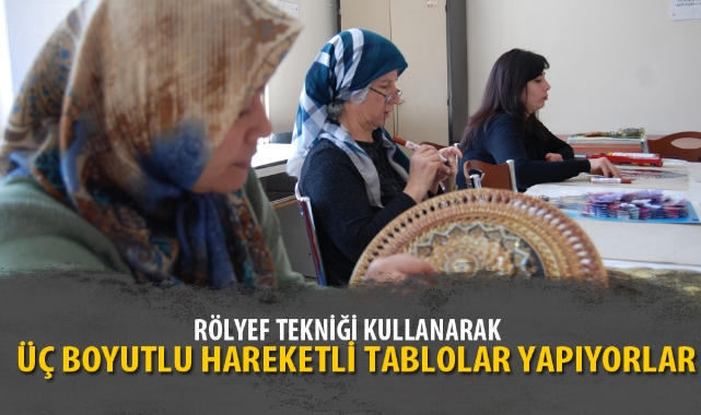 ÜÇ BOYUTLU HAREKETLİ TABLOLAR YAPIYORLAR