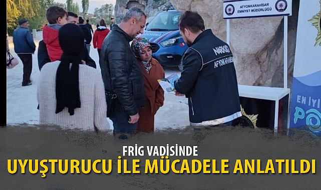 VADİDE UYUŞTURUCU İLE MÜCADELE ANLATILDI