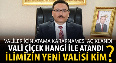 VALİLER KARARNAMESİ YAYINLANDI
