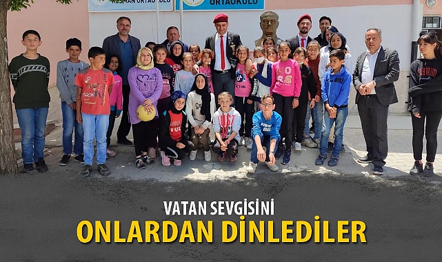 VATAN SEVGİSİNİ ONLARDAN DİNLEDİLER
