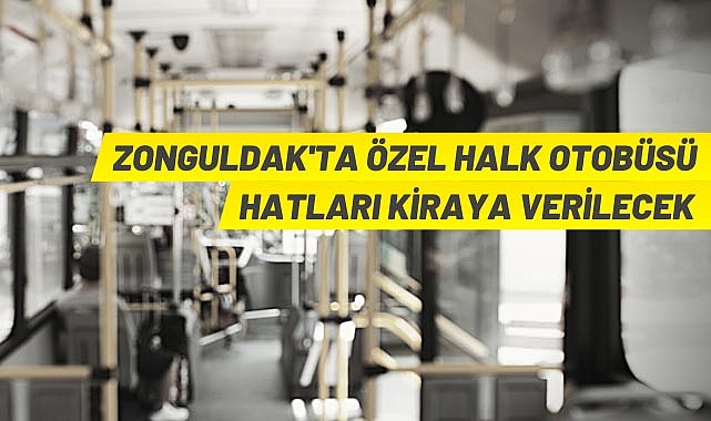 Zonguldak'ta ulaşım ihalesi