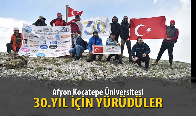 30.YIL İÇİN YÜRÜDÜLER
