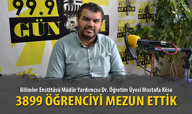 “3899 ÖĞRENCİYİ MEZUN ETTİK”
