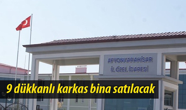 9 dükkanlı karkas bina satılacak