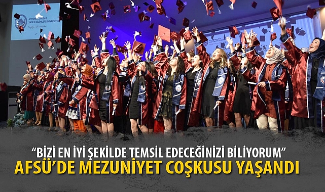 AFSÜ'NÜN 4. KURULUŞ YIL DÖNÜMÜNDE MEZUNİYET COŞKUSU YAŞANDI