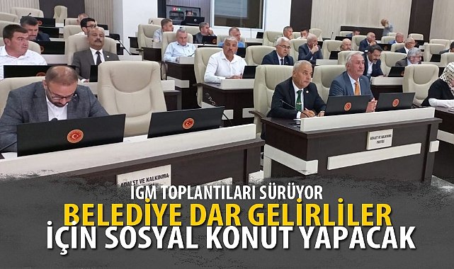 BELEDİYE DAR GELİRLİLER İÇİN SOSYAL KONUT YAPACAK