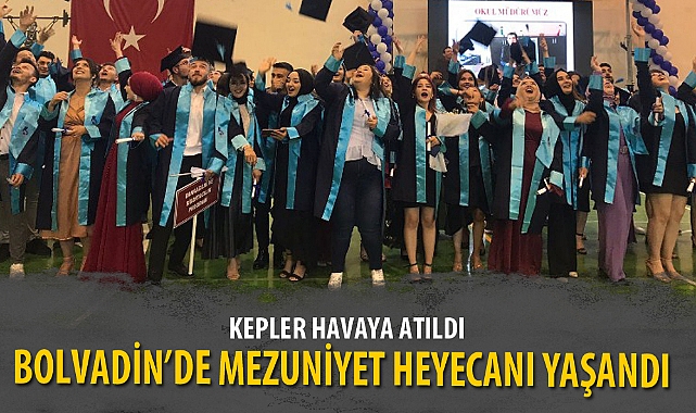 BOLVADİN’DE MEZUNİYET HEYECANI YAŞANDI