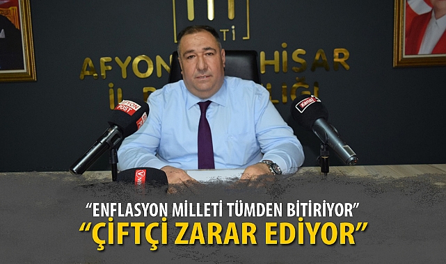 "ÇİFTÇİ ZARAR EDİYOR"