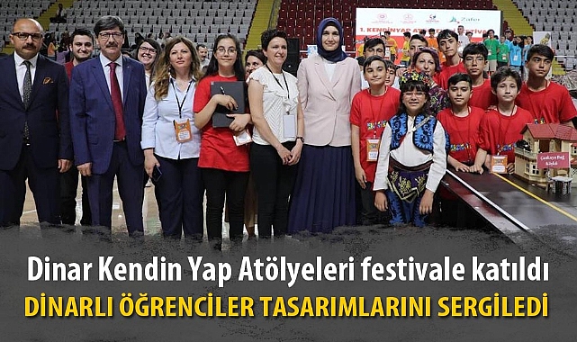 DİNARLI ÖĞRENCİLER TASARIMLARINI SERGİLEDİ