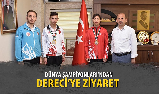 DÜNYA ŞAMPİYONLARI'NDAN DERECİ'YE ZİYARET