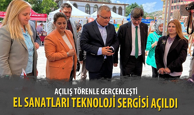 EL SANATLARI TEKNOLOJİ SERGİSİ AÇILDI
