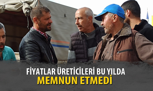 FİYATLAR ÜRETİCİLERİ BU YILDA MEMNUN ETMEDİ