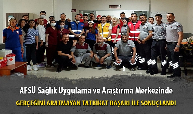 GERÇEĞİNİ ARATMAYAN TATBİKAT BAŞARI İLE SONUÇLANDI