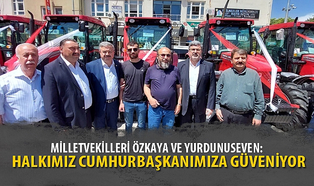 “HALKIMIZ CUMHURBAŞKANIMIZA GÜVENİYOR”