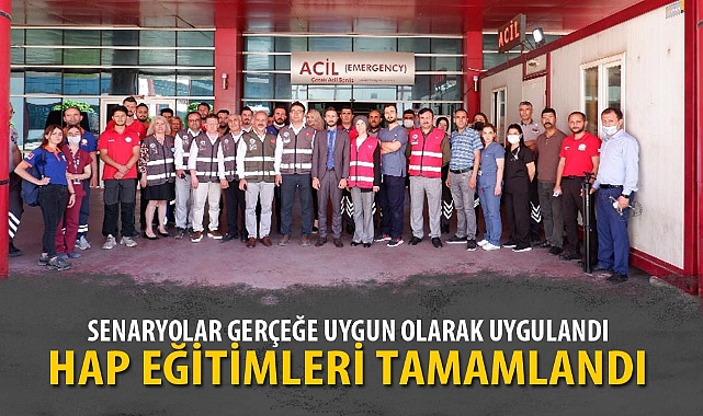 HAP EĞİTİMLERİ TAMAMLANDI