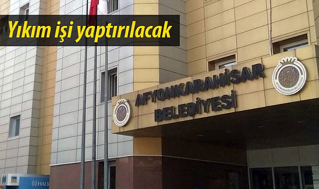 Hurda karşılığı yıkım işi yaptırılacak