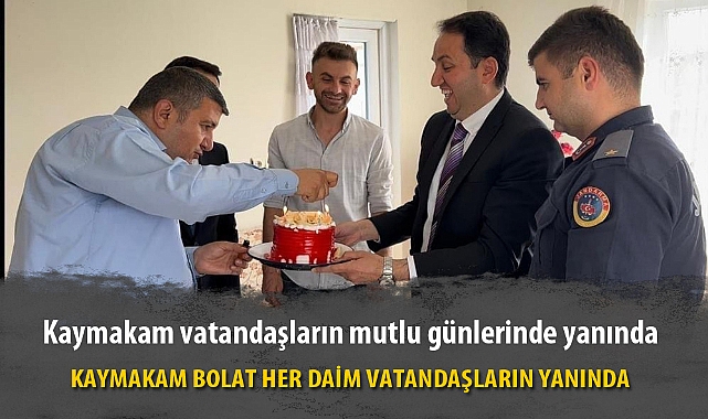 KAYMAKAM BOLAT HER DAİM VATANDAŞLARIN YANINDA