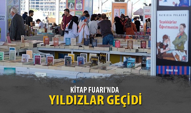 KİTAP FUARI'NDA YILDIZLAR GEÇİDİ
