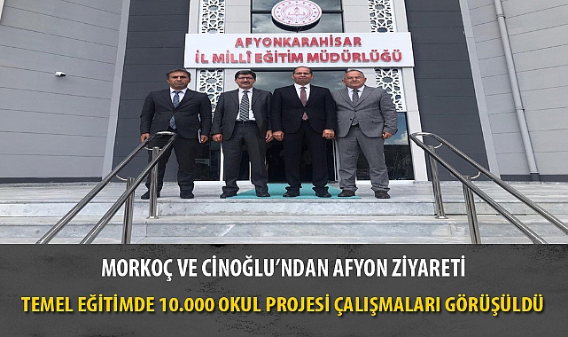 MORKOÇ VE CİNOĞLU’NDAN AFYON ZİYARETİ