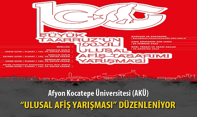 “ULUSAL AFİŞ YARIŞMASI” DÜZENLENİYOR