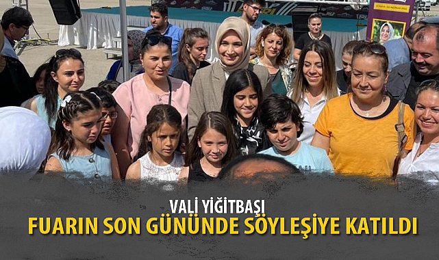 VALİ YİĞİTBAŞI FUARIN SON GÜNÜNDE SÖYLEŞİYE KATILDI